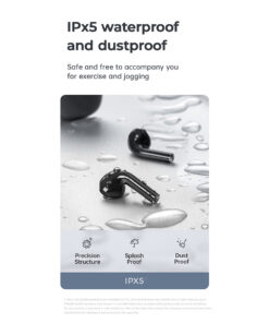 GloboStar® 87055 JOYROOM Originals JR-T13 Bilateral TWS Earphones με Θήκη Φόρτισης True Wireless Bluetooth V5.0 Binaural Συμβατό με iOS & Android Μαύρο 50 jr t13 87055 black 23