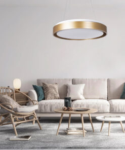 GloboStar® BARCHETTA 61399-S Πλαφονιέρα Οροφής LED CCT 72W 8306lm 120° AC 220-240V - Εναλλαγή Φωτισμού μέσω Τηλεχειριστηρίου All In One Ψυχρό 6000k+Φυσικό 4500k+Θερμό 2700k Dimmable Φ48cm - Χρυσό - 3 Years Warranty 32 post 102 1