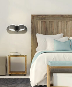 GloboStar® REGENCY 61378 Μοντέρνο Φωτιστικό Τοίχου - Απλίκα Ξενοδοχείου Reading Light με Φορτιστή USB 3A LED 16W 1840lm 120° AC 220-240V IP20 Φυσικό Λευκό 4500K - Γκρι Ανθρακί - Μ16.5 x Π12 x Υ10cm - 3 Χρόνια Εγγύηση 20 post 121