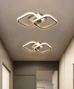 GloboStar® NORA 61062 Φωτιστικό Οροφής Design LED CCT 22W 2640lm 300° AC 220-240V - Εναλλαγή Φωτισμού μέσω Διακόπτη On/Off All In One Ψυχρό 6000k+Φυσικό 4500k+Θερμό 2700k Μ40 x Π24 x Υ7cm - Λευκό 18 post 13