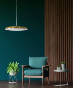 GLOBOSTAR® BARON 60887 Μοντέρνο Κρεμαστό Φωτιστικό Οροφής LED 24W 2880lm 120° AC 220-240V IP20 Ρυθμιζόμενο Λευκό CCT με On/Off 2700K/4500K/6000K - Lumileds SMD Chip - Χρυσό - Μ40 x Π40 x Υ10cm - 3 Χρόνια Εγγύηση 24 post 141