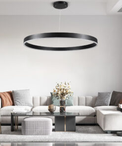 GLOBOSTAR® VENOM 61182 Μοντέρνο Κρεμαστό Φωτιστικό Οροφής LED 75W 8818lm 120° AC 220-240V IP20 Ρυθμιζόμενο Λευκό CCT με Χειριστήριο από 2700K έως 6000K Dimmable - Lumileds SMD Chip - Μαύρο Ματ - Μ100 x Π100 x Υ6.5cm - 3 Χρόνια Εγγύηση 24 post 198