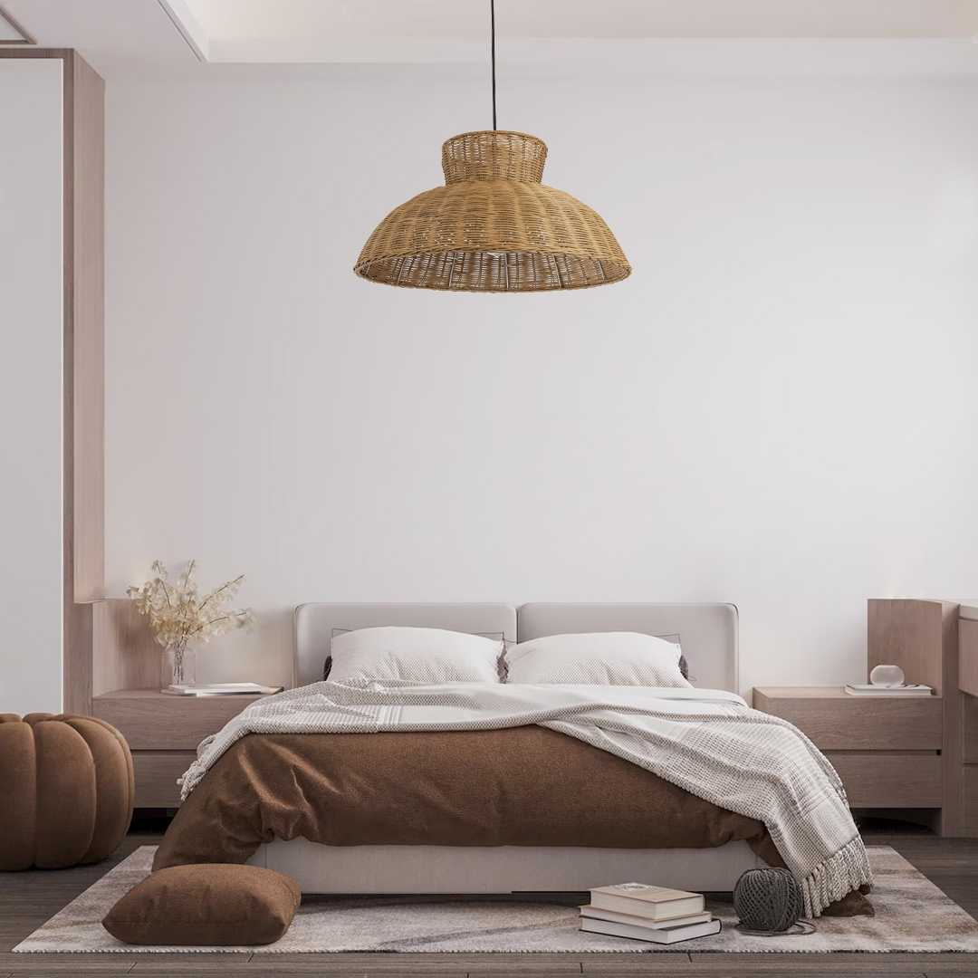 GLOBOSTAR® MALABO 02328 Boho Κρεμαστό Φωτιστικό Οροφής με Ντουί 1 x E27 AC 220-240V IP20 - Καφέ - Μ60 x Π60 x Υ31cm 13 GLOBOSTAR® MALABO 02328 Boho Κρεμαστό Φωτιστικό Οροφής με Ντουί 1 x E27 AC 220-240V IP20 - Καφέ - Μ60 x Π60 x Υ31cm - Image 11