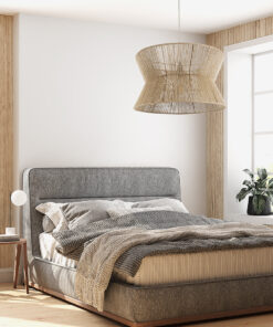 GLOBOSTAR® BISBEE 02204 Boho Κρεμαστό Φωτιστικό Οροφής με Ντουί 1 x E27 AC 220-240V IP20 - Μπεζ - Μ50 x Π50 x Υ28cm 21 post 289