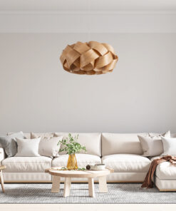 GLOBOSTAR® SARDIGNA 02218 Boho Κρεμαστό Φωτιστικό Οροφής με Ντουί 1 x E27 AC 220-240V IP20 - Καφέ - Μ60 x Π60 x Υ30cm 21 post 299