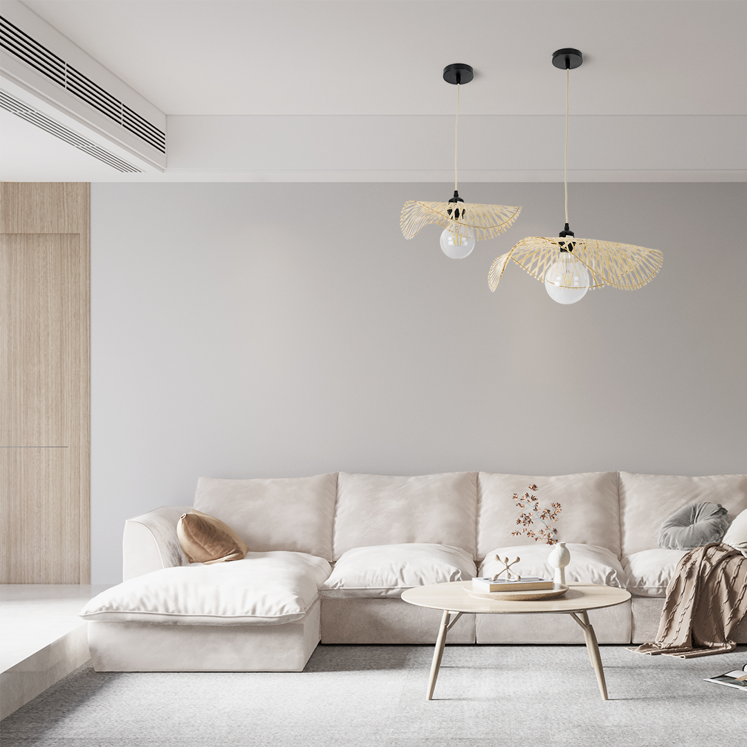 GLOBOSTAR® MELEMELE 01839 Boho Κρεμαστό Φωτιστικό Οροφής με Ντουί 1 x E27 AC 220-240V IP20 - Μπεζ - Μ35 x Π35 x Υ4cm 12 GLOBOSTAR® MELEMELE 01839 Boho Κρεμαστό Φωτιστικό Οροφής με Ντουί 1 x E27 AC 220-240V IP20 - Μπεζ - Μ35 x Π35 x Υ4cm - Image 10