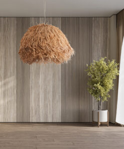 GLOBOSTAR® GUADELOUPE 02155 Boho Κρεμαστό Φωτιστικό Οροφής με Ντουί 1 x E27 AC 220-240V IP20 - Καφέ - Μ80 x Π80 x Υ60cm 23 post 314