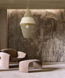 GLOBOSTAR® KENTUCKY 01910 Vintage Κρεμαστό Φωτιστικό Οροφής με Ντουί 1 x E27 AC 220-240V IP20 - Μπεζ - Μ40 x Π40 x Υ80cm 23 post 315