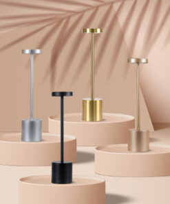 GloboStar® JOJO 76520 Επαναφορτιζόμενο Επιτραπέζιο Φωτιστικό Πορτατίφ LED 1.5W 105lm 120° DC 5V IP44 CCT Ultra Θερμό 1500K - Φυσικό Λευκό 4500K - Ψυχρό Λευκό 6000K Dimmable Μαύρο Αλουμίνιο - Μ8 x Π8 x Υ34cm - 2 Χρόνια Εγγύηση 27 post 77