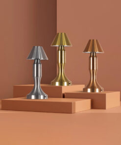 GloboStar® LUNNA 76478 Επαναφορτιζόμενο Επιτραπέζιο Φωτιστικό Πορτατίφ LED 1.5W 105lm 120° DC 5V IP44 CCT Ultra Θερμό 1500K - Φυσικό Λευκό 4500K - Ψυχρό Λευκό 6000K Dimmable Ασημί Πλαστικό - Μ9 x Π9 x Υ23cm - 2 Χρόνια Εγγύηση 23 post 78