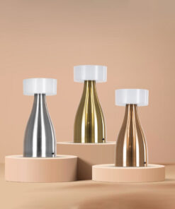 GloboStar® DOLLY 76468 Επαναφορτιζόμενο Επιτραπέζιο Φωτιστικό Πορτατίφ LED 1.5W 105lm 120° DC 5V IP44 CCT Ultra Θερμό 1500K - Φυσικό Λευκό 4500K - Ψυχρό Λευκό 6000K Dimmable Ασημί & Λευκό Πλαστικό - Μ9 x Π9 x Υ21cm - 2 Χρόνια Εγγύηση 23 post 79