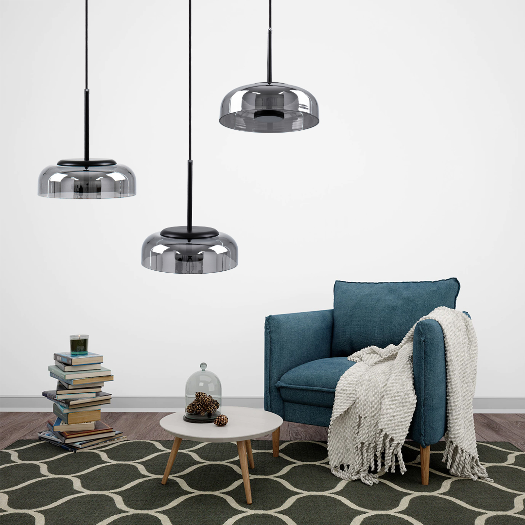 GLOBOSTAR® CHARLOTTE 00743 Μοντέρνο Κρεμαστό Φωτιστικό Οροφής LED 5W 500lm 180° AC 220-240V IP20 Θερμό Λευκό 2700K - Sanan SMD Chip - Μαύρο Φιμέ - Μ23 x Π23 x Υ23cm - 2 Xρόνια Εγγύηση 13 GLOBOSTAR® CHARLOTTE 00743 Μοντέρνο Κρεμαστό Φωτιστικό Οροφής LED 5W 500lm 180° AC 220-240V IP20 Θερμό Λευκό 2700K - Sanan SMD Chip - Μαύρο Φιμέ - Μ23 x Π23 x Υ23cm - 2 Xρόνια Εγγύηση - Image 11