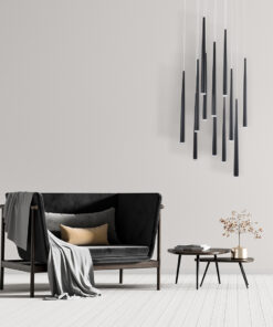 GLOBOSTAR® TEARS 61313 Μοντέρνο Κρεμαστό Φωτιστικό Οροφής LED 36W 3960lm 180° AC 220-240V IP20 Ρυθμιζόμενο Λευκό CCT με Χειριστήριο από 2700K έως 6000K Dimmable - Lumileds SMD Chip - Μαύρο - Μ60 x Π60 x Υ51.5cm - 3 Χρόνια Εγγύηση 26 post 97 vr1