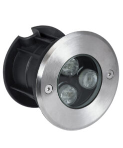 Alternative view of GloboStar® UNDERGROUND-FANI S-90980 Χωνευτό Φωτιστικό Σποτ Δαπέδου LED 12W 1200lm 60° DC 24V Αδιάβροχο IP68 Φ10 x Υ7.5cm Ψυχρό Λευκό 6000K - Ανοξείδωτο Ατσάλι