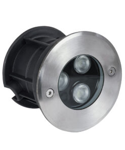 Alternative view of GloboStar® UNDERGROUND-FANI S-90981 Χωνευτό Φωτιστικό Σποτ Δαπέδου LED 12W 1020lm 60° DC 24V Αδιάβροχο IP68 Φ10 x Υ7.5cm RGBW DMX512 - Ανοξείδωτο Ατσάλι