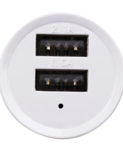 Globostar® S-90989 Μπλε Φορτιστής Αυτοκινήτου DC 12-24V με 2 Εξόδους USB DC 5V 1.0Α & 2.1A 7 s 90989 3