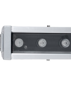 GloboStar® WASHER-DAIA S-90995 Μπάρα Φωτισμού Wall Washer LED 54W 5400lm 30° AC 230V Αδιάβροχο IP65 Μ100 x Π7.5 x Υ7cm Πολύχρωμο RGB DMX512 Display on Body - Ασημί 20 s 90995 8