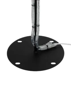 GLOBOSTAR® XMAS-CROWN-BIG Χριστουγεννιάτικο Διακοσμητικό Φωτιστικό LED 27.3W 1092lm 360° AC 220-240V Αδιάβροχο IP65 Θερμό Λευκό 2700K - Μαύρο & Διάφανο - Μ88 x Π25 x Υ136cm - 2 Χρόνια Εγγύηση 11 xmas crown big 5