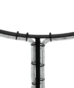 GLOBOSTAR® XMAS-CROWN-SMALL Χριστουγεννιάτικο Διακοσμητικό Φωτιστικό LED 15,6W 624lm 360° AC 220-240V Αδιάβροχο IP65 Θερμό Λευκό 2700K - Μαύρο & Διάφανο - M73 x Π25 x Υ106cm - 2 Χρόνια Εγγύηση 10 xmas crown small 4