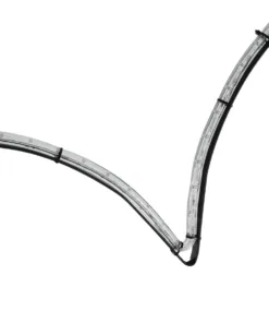 GLOBOSTAR® XMAS-HEART Χριστουγεννιάτικο Διακοσμητικό Φωτιστικό LED 19,5W 780lm 360° AC 220-240V Αδιάβροχο IP65 Θερμό Λευκό 2700K - Μαύρο & Διάφανο - M100 x Π25 x Υ157cm - 2 Χρόνια Εγγύηση 9 xmas heart 3