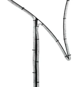 GLOBOSTAR® XMAS-HEART Χριστουγεννιάτικο Διακοσμητικό Φωτιστικό LED 19,5W 780lm 360° AC 220-240V Αδιάβροχο IP65 Θερμό Λευκό 2700K - Μαύρο & Διάφανο - M100 x Π25 x Υ157cm - 2 Χρόνια Εγγύηση 10 xmas heart 4