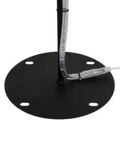 GLOBOSTAR® XMAS-STAR-BIG Χριστουγεννιάτικο Διακοσμητικό Φωτιστικό LED 19,5W 780lm 360° AC 220-240V Αδιάβροχο IP65 Θερμό Λευκό 2700K - Μαύρο & Διάφανο - M114 x Π25 x Υ132cm - 2 Χρόνια Εγγύηση 11 xmas star big 5