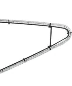 GLOBOSTAR® XMAS-STAR-SMALL Χριστουγεννιάτικο Διακοσμητικό Φωτιστικό LED 15,6W 624lm 360° AC 220-240V Αδιάβροχο IP65 Θερμό Λευκό 2700K - Μαύρο & Διάφανο - M97 x Π25 x Υ107cm - 2 Χρόνια Εγγύηση 9 xmas star small 3