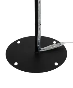 GLOBOSTAR® XMAS-STAR-SMALL Χριστουγεννιάτικο Διακοσμητικό Φωτιστικό LED 15,6W 624lm 360° AC 220-240V Αδιάβροχο IP65 Θερμό Λευκό 2700K - Μαύρο & Διάφανο - M97 x Π25 x Υ107cm - 2 Χρόνια Εγγύηση 11 xmas star small 5